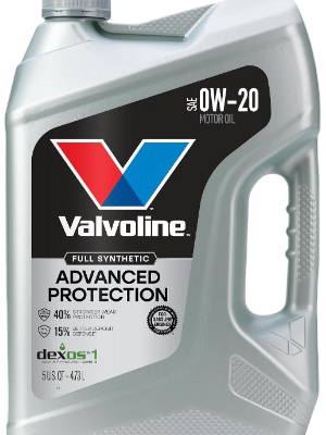 Valvoline Advanced Full Synthetic SAE 0W-20 Motor Oil 5 QT